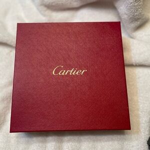 Cartier Burgundy Presentation Box empty used